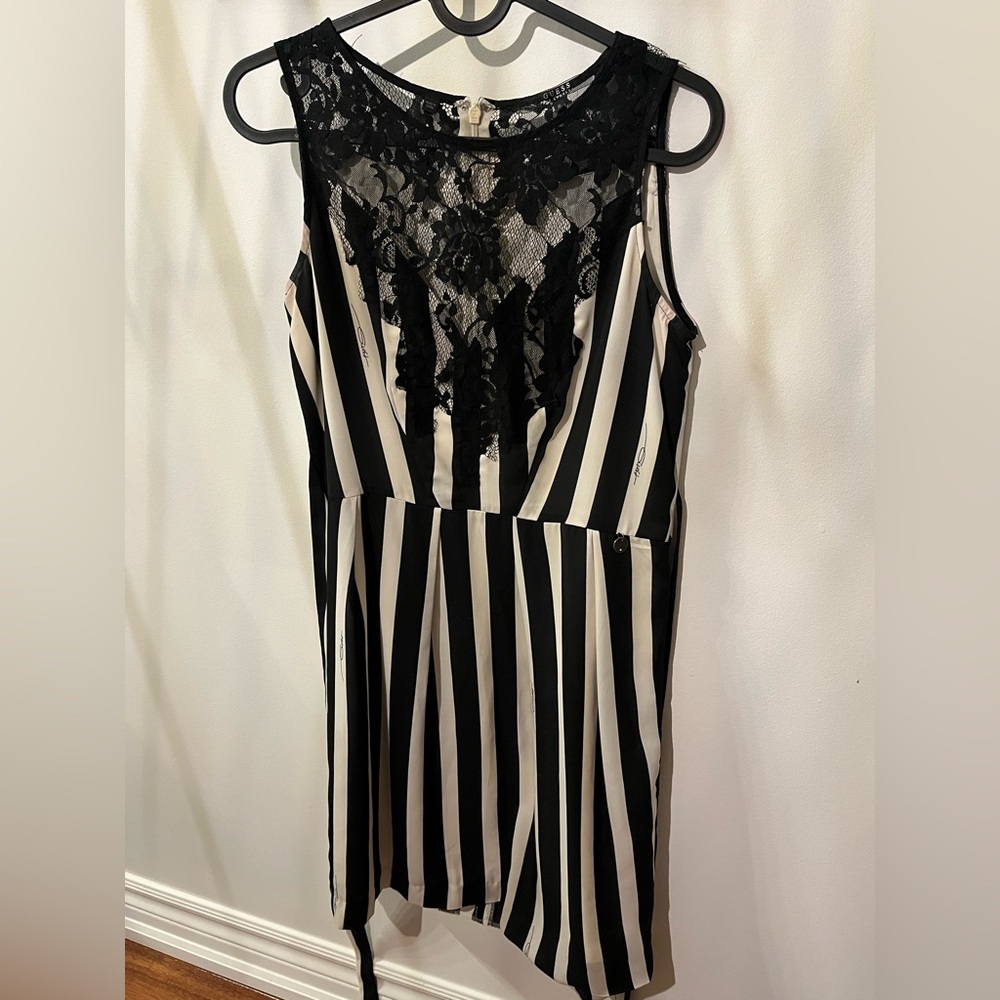 Guess Black Lace Dress